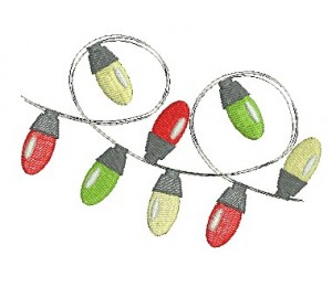 Stickdatei - Lichterkette